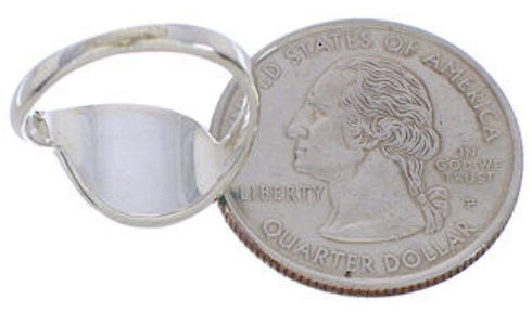 Sterling Silver Turquoise Southwest Ring Size 5-1/4 WX40924